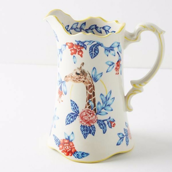ANTHROPOLOGIE Lou Rota GiraffePitcher NWT